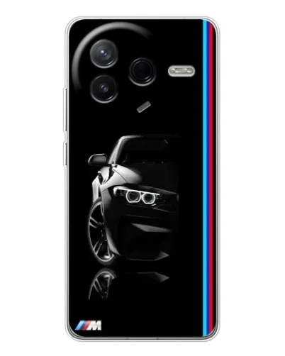 Чехол для Xiaomi Redmi K80 Ultra с картинкой «Силуэт BMW в темноте» Чехол для Xiaomi Redmi K80 Ultra с картинкой «Силуэт BMW в темноте»
