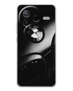 Чехол для Xiaomi Redmi K80 Ultra с картинкой «Эмблема BMW — макро»