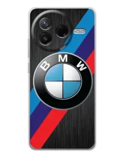 Чехол для Xiaomi Redmi K80 Ultra с картинкой «BMW M-stripes стиль»