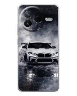 Чехол для Xiaomi Redmi K80 Ultra с картинкой «BMW сквозь туман»