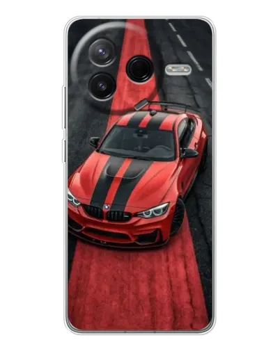 Чехол для Xiaomi Redmi K80 Ultra с картинкой «BMW на красной дорожке» Чехол для Xiaomi Redmi K80 Ultra с картинкой «BMW на красной дорожке»