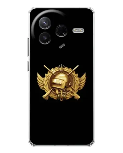 Чехол для Xiaomi Redmi K80 Ultra с картинкой «PUBG — оранжевый градиент» Чехол для Xiaomi Redmi K80 Ultra с картинкой «PUBG — оранжевый градиент»