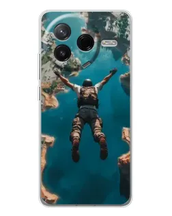 Чехол для Xiaomi Redmi K80 Ultra с картинкой «PUBG — свободное падение»