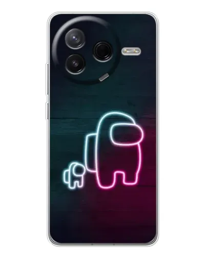 Чехол для Xiaomi Redmi K80 Ultra с картинкой «Among Us неон-арт» Чехол для Xiaomi Redmi K80 Ultra с картинкой «Among Us неон-арт»