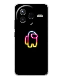 Чехол для Xiaomi Redmi K80 Ultra с картинкой «Among Us градиент»