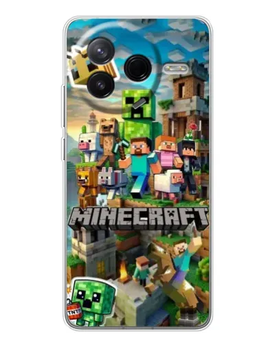 Чехол для Xiaomi Redmi K80 Ultra с картинкой «Замок Minecraft» Чехол для Xiaomi Redmi K80 Ultra с картинкой «Замок Minecraft»