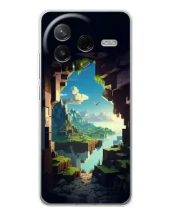 Чехол для Xiaomi Redmi K80 Ultra с картинкой «Вид из пещеры»