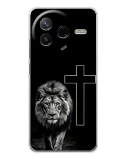 Чехол для Xiaomi Redmi K80 Ultra с картинкой «Лев и Крест» Чехол для Xiaomi Redmi K80 Ultra с картинкой «Лев и Крест»