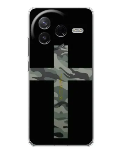 Чехол для Xiaomi Redmi K80 Ultra с картинкой «Милитари Крест» Чехол для Xiaomi Redmi K80 Ultra с картинкой «Милитари Крест»