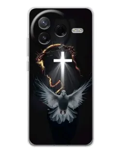 Чехол для Xiaomi Redmi K80 Ultra с картинкой «Голубь и Свет»