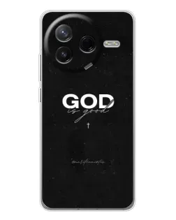 Чехол для Xiaomi Redmi K80 Ultra с картинкой «GOD — Бог над всем»