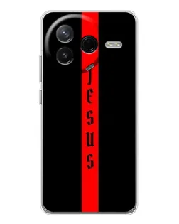 Чехол для Xiaomi Redmi K80 Ultra с картинкой «Красная линия веры»
