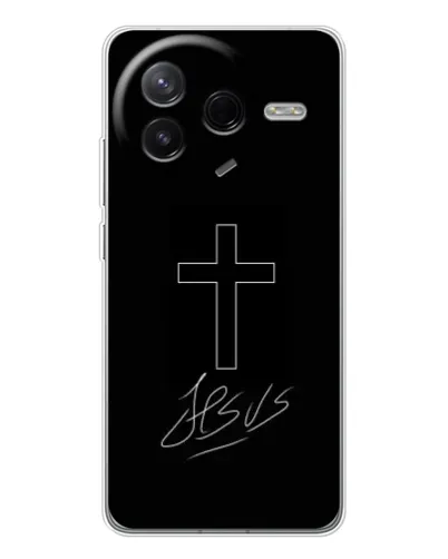 Чохол для Xiaomi Redmi K80 Ultra з картинкою «Графічний хрест Jesus» Чохол для Xiaomi Redmi K80 Ultra з картинкою «Графічний хрест Jesus»