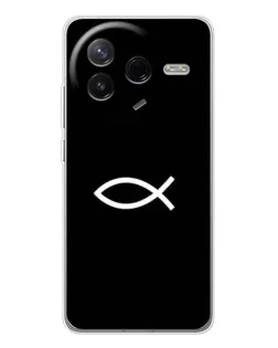 Чохол для Xiaomi Redmi K80 Ultra з картинкою «Символ риби Jesus»