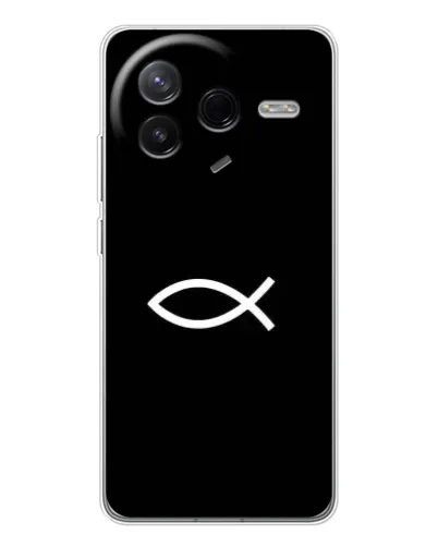 Чохол для Xiaomi Redmi K80 Ultra з картинкою «Символ риби Jesus» Чохол для Xiaomi Redmi K80 Ultra з картинкою «Символ риби Jesus»