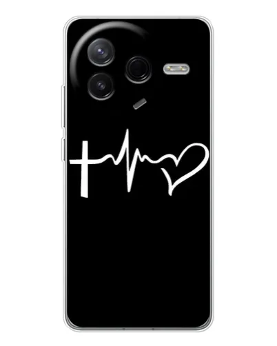 Чохол для Xiaomi Redmi K80 Ultra з картинкою «Пульс віри» Чохол для Xiaomi Redmi K80 Ultra з картинкою «Пульс віри»