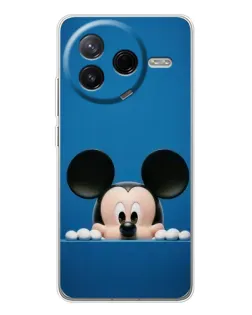 Чехол для Xiaomi Redmi K80 Ultra с картинкой «Микки выглядывает» Чехол для Xiaomi Redmi K80 Ultra с картинкой «Микки выглядывает»