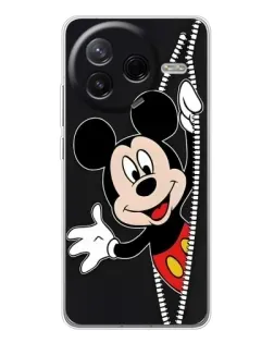 Чехол для Xiaomi Redmi K80 Ultra с картинкой «Микки раздвигает стены»