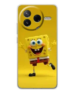 Чехол для Xiaomi Redmi K80 Ultra с картинкой «Позитивный Губка Боб»