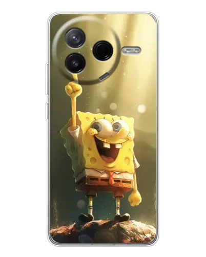 Чехол для Xiaomi Redmi K80 Ultra с картинкой «Сияющий Спанч Боб» Чехол для Xiaomi Redmi K80 Ultra с картинкой «Сияющий Спанч Боб»