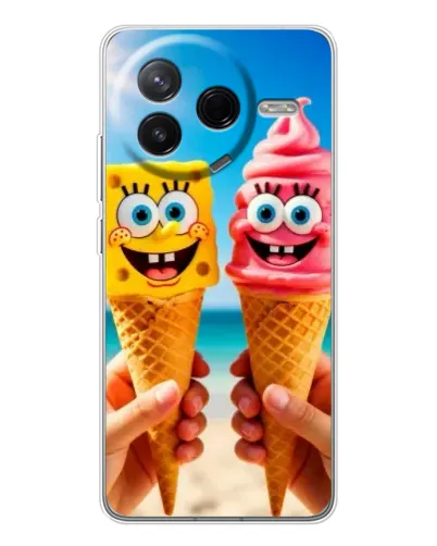 Чехол для Xiaomi Redmi K80 Ultra с картинкой «Спанч Боб мороженое» Чехол для Xiaomi Redmi K80 Ultra с картинкой «Спанч Боб мороженое»