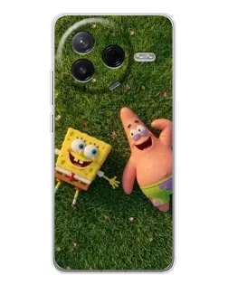 Чехол для Xiaomi Redmi K80 Ultra с картинкой «Друзья на лужайке»
