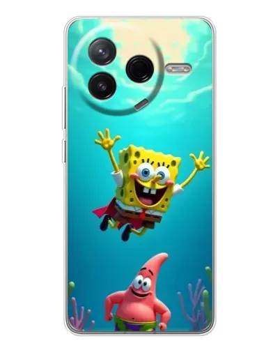 Чехол для Xiaomi Redmi K80 Ultra с картинкой «Спанч Боб под водой» Чехол для Xiaomi Redmi K80 Ultra с картинкой «Спанч Боб под водой»