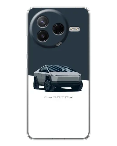 Чехол для Xiaomi Redmi K80 Ultra с картинкой «Серебристый Cybertruck Tesla» Чехол для Xiaomi Redmi K80 Ultra с картинкой «Серебристый Cybertruck Tesla»