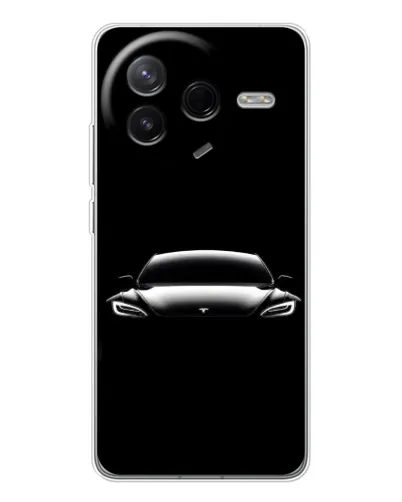 Чехол для Xiaomi Redmi K80 Ultra с картинкой «Фары Tesla Night» Чехол для Xiaomi Redmi K80 Ultra с картинкой «Фары Tesla Night»