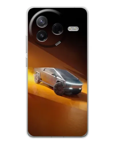 Чехол для Xiaomi Redmi K80 Ultra с картинкой «Cybertruck в пустыне» Чехол для Xiaomi Redmi K80 Ultra с картинкой «Cybertruck в пустыне»