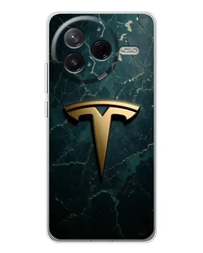 Чехол для Xiaomi Redmi K80 Ultra с картинкой «Мраморная Tesla Gold» Чехол для Xiaomi Redmi K80 Ultra с картинкой «Мраморная Tesla Gold»