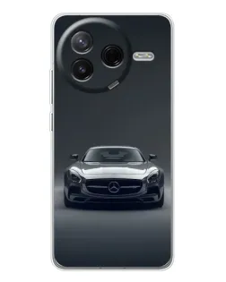 Чохол для Xiaomi Redmi K80 Ultra з картинкою «Mercedes на чорному»