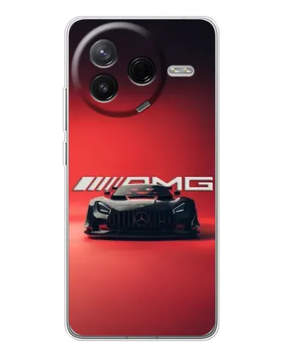Чехол для Xiaomi Redmi K80 Ultra с картинкой «Mercedes AMG — красная линия» Чехол для Xiaomi Redmi K80 Ultra с картинкой «Mercedes AMG — красная линия»
