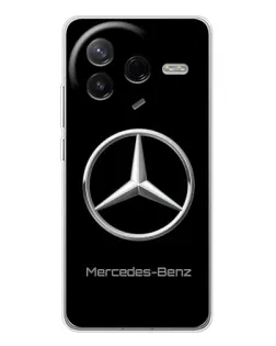 Чехол для Xiaomi Redmi K80 Ultra с картинкой «Mercedes Silver Logo»