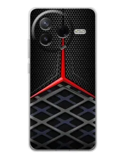 Чехол для Xiaomi Redmi K80 Ultra с картинкой «Mercedes Carbon Grid»