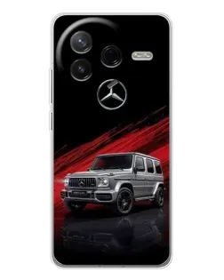 Чехол для Xiaomi Redmi K80 Ultra с картинкой «Mercedes G-Class красный»