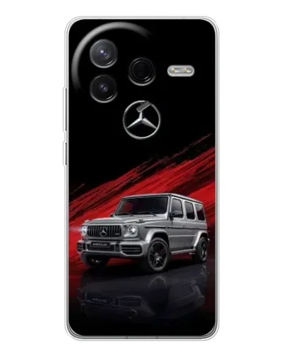 Чехол для Xiaomi Redmi K80 Ultra с картинкой «Mercedes G-Class красный» Чехол для Xiaomi Redmi K80 Ultra с картинкой «Mercedes G-Class красный»