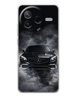 Чехол для Xiaomi Redmi K80 Ultra с картинкой «Mercedes в дыму»