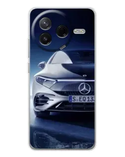Чехол для Xiaomi Redmi K80 Ultra с картинкой «Mercedes EQ — будущее»