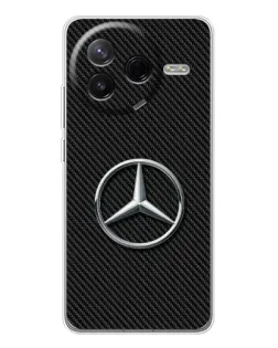 Чехол для Xiaomi Redmi K80 Ultra с картинкой «Карбоновый Mercedes стиль»