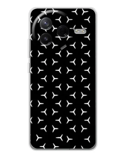 Чехол для Xiaomi Redmi K80 Ultra с картинкой «Mercedes паттерн звезд» Чехол для Xiaomi Redmi K80 Ultra с картинкой «Mercedes паттерн звезд»