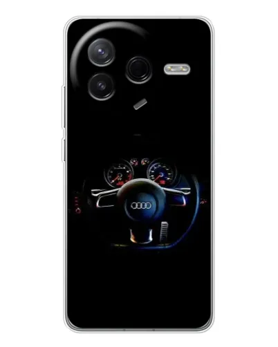 Чехол для Xiaomi Redmi K80 Ultra с картинкой «Салон Audi — руль» Чехол для Xiaomi Redmi K80 Ultra с картинкой «Салон Audi — руль»