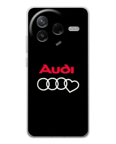 Чехол для Xiaomi Redmi K80 Ultra с картинкой «Логотип Audi Heart» Чехол для Xiaomi Redmi K80 Ultra с картинкой «Логотип Audi Heart»