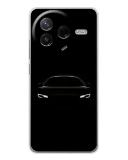 Чехол для Xiaomi Redmi K80 Ultra с картинкой «Взгляд Audi в темноте»
