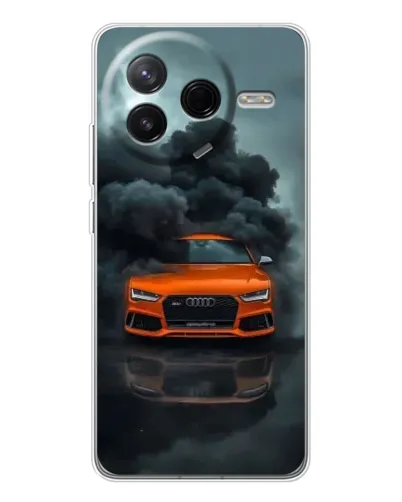 Чехол для Xiaomi Redmi K80 Ultra с картинкой «Audi в облаках дыма» Чехол для Xiaomi Redmi K80 Ultra с картинкой «Audi в облаках дыма»