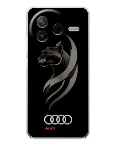 Чехол для Xiaomi Redmi K80 Ultra с картинкой «Графика — пантера и Audi» Чехол для Xiaomi Redmi K80 Ultra с картинкой «Графика — пантера и Audi»