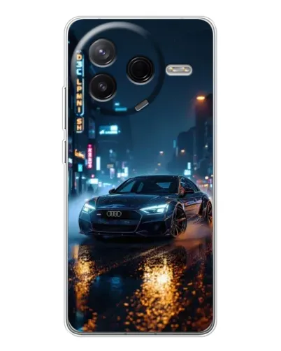 Чехол для Xiaomi Redmi K80 Ultra с картинкой «Ночной город и Audi» Чехол для Xiaomi Redmi K80 Ultra с картинкой «Ночной город и Audi»