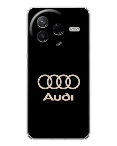 Чехол для Xiaomi Redmi K80 Ultra с картинкой «Audi — золотой логотип» Чехол для Xiaomi Redmi K80 Ultra с картинкой «Audi — золотой логотип»