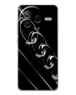 Чехол для Xiaomi Redmi K80 Ultra с картинкой «Audi — абстрактные кольца»