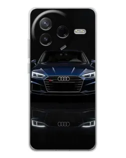 Чехол для Xiaomi Redmi K80 Ultra с картинкой «Audi — ночное отражение»